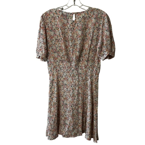 FAITHFULL THE BRAND BELINE DRESS VIONETTE FLORAL FAIRY WHIMSICAL 4 PUFF SLEEVES - Picture 7 of 16